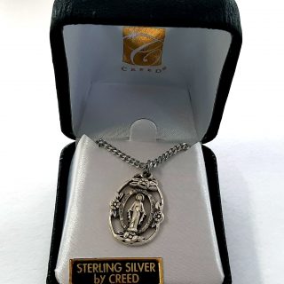 Our Lady Of Grace Sterling Silver Medal