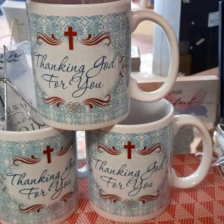 Thanking God For You Drink Mug
