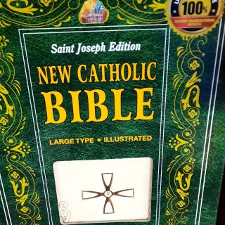 New Catholic Bible Saint Joseph Edition Green Large Type Illustrated