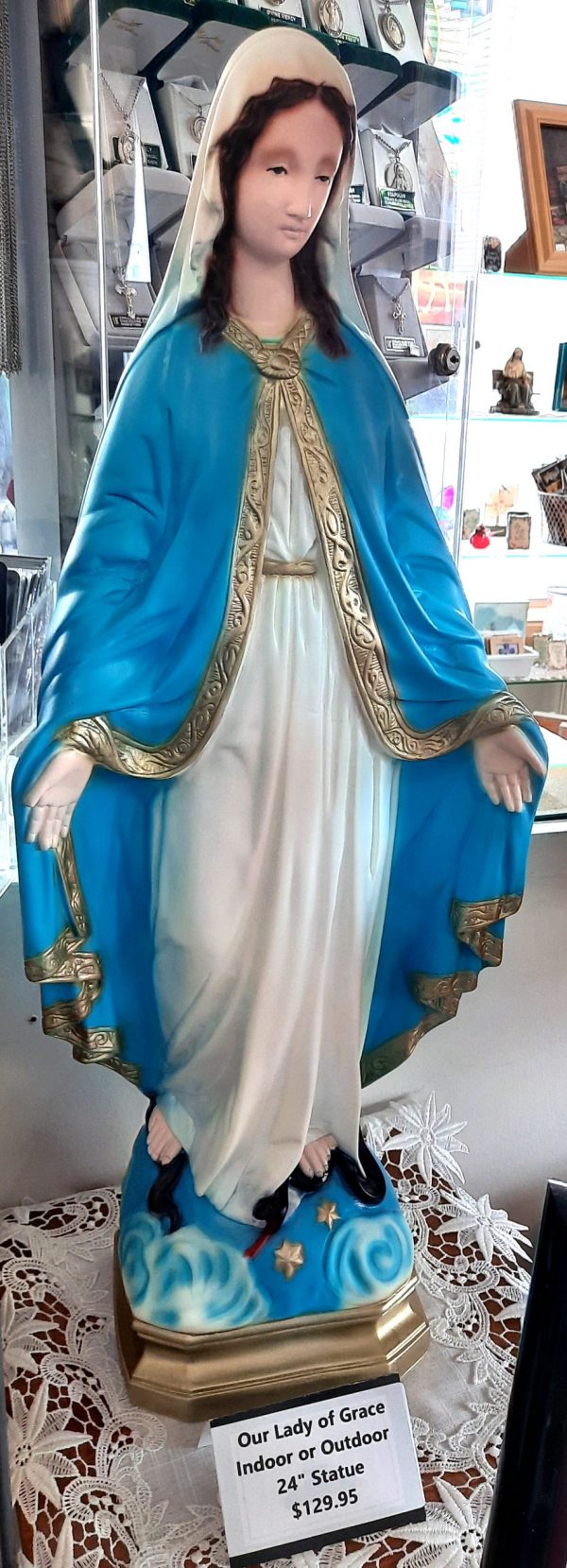 Our Lady of Grace Indoor Outdoor Statue