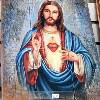 Jesus Heart Pallet Painting