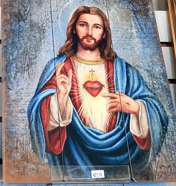Jesus Heart Pallet Painting