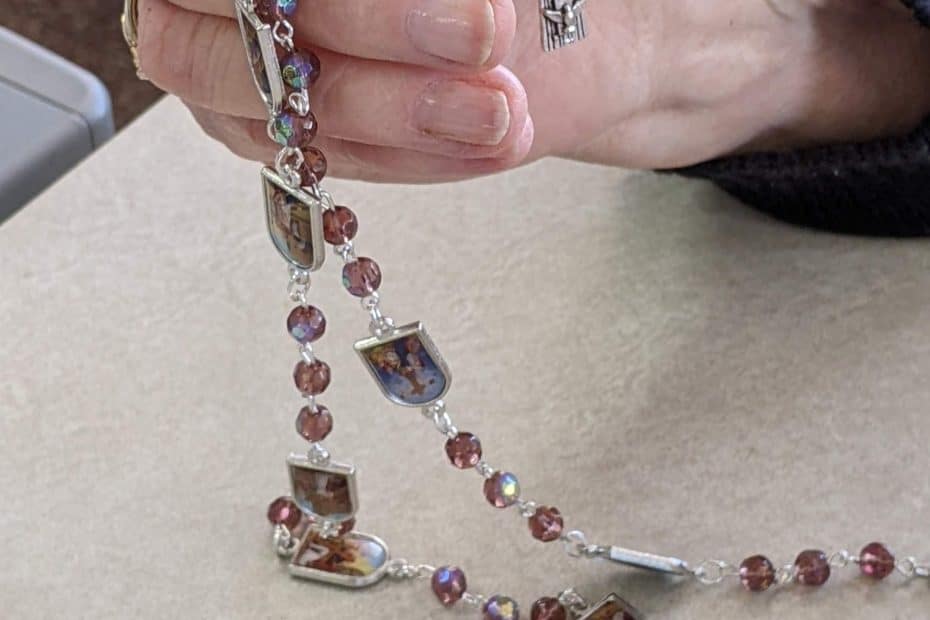 holding my rosary