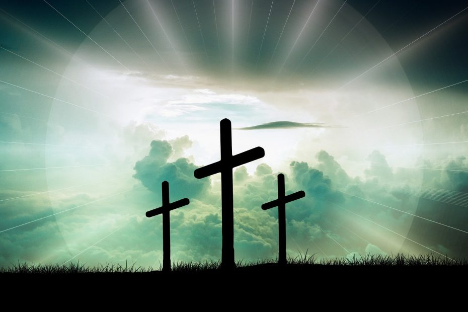 three crosses representing easter